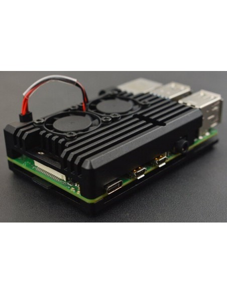 Metal Case for Raspberry Pi 4B (Dual fans)