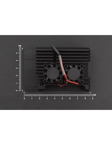 Metal Case for Raspberry Pi 4B (Dual fans)