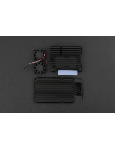 Metal Case for Raspberry Pi 4B (Dual fans)