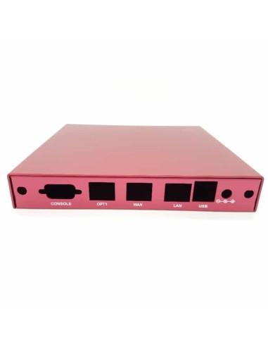 Red Indoor Enclosure for APU & ALIX2D13 - 3 LAN