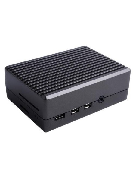 Aluminum Alloy Cooling Case for Raspberry Pi 4B-Black