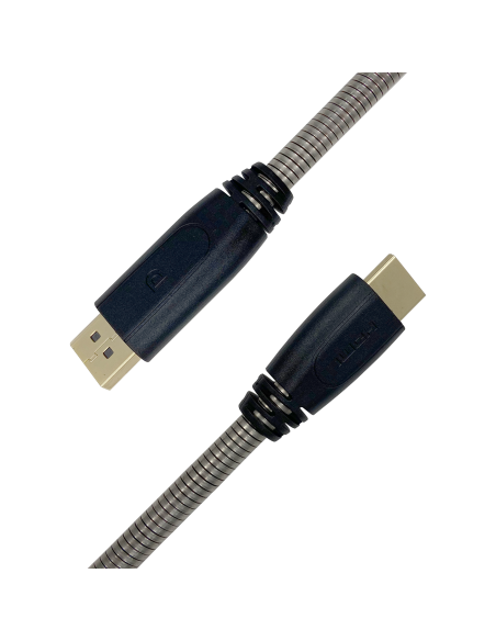 Armored 4K DisplayPort to HDMI Cable for Gaming