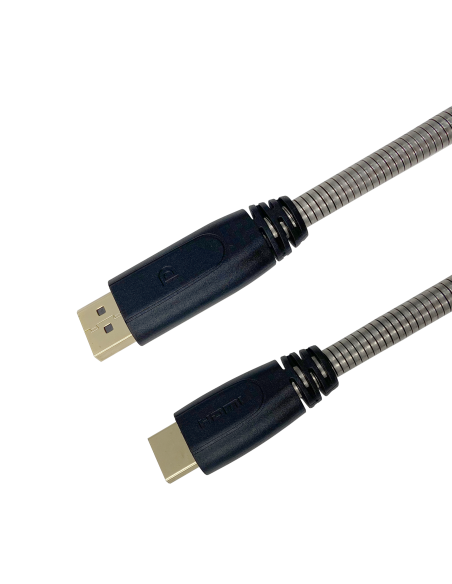 Armored 4K DisplayPort to HDMI Cable for Gaming