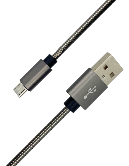 Armored USB Micro-B Charging Cable
