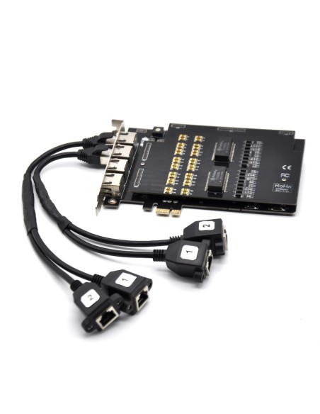8 E1/J1/T1 Digital Card, PCI Express (4U)