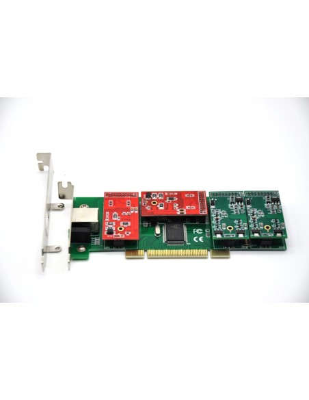 4 ports analog card, Single Side with 4 Single (2U/4U)
