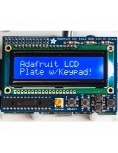 Adafruit Blue&White 16x2 LCD+Keypad Kit