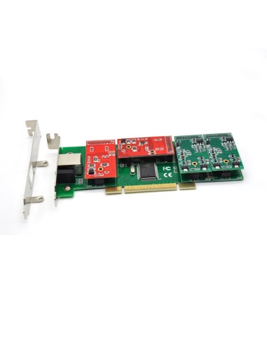 4 ports analog card, Single Side with 4 Single (2U/4U)