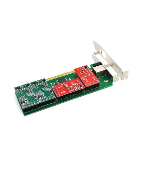 4 ports analog card, Single Side with 4 Single (2U/4U)
