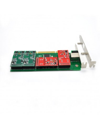 4 ports analog card, Single Side with 4 Single (2U/4U)