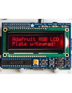 Adafruit RGB Negative 16x2 LCD+Keypad Kit