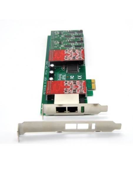 8 Port Analog Card, Single side with 4 Dual FXS/FXO (2U/4U)