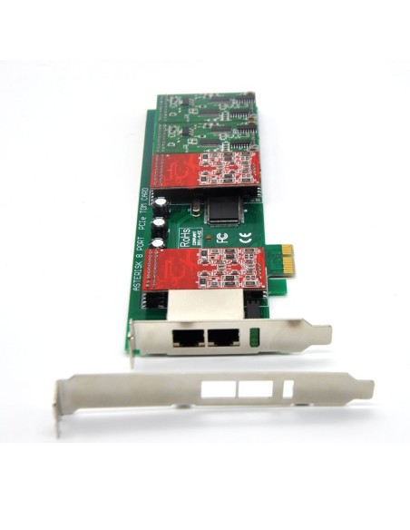 8 Ports Analog Card, Single Side with 4 Dual FXS/FXO (2U/4U)