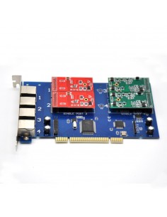 4 Ports Analog Card, Single Side with 4 Single FXS/FXO (4U)