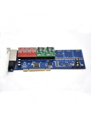 8 Ports Analog Card, Single Side with 4 Dual FXS/FXO (4U)