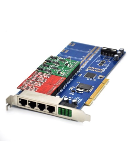 8 Ports Analog Card, Single Side with 4 Dual FXS/FXO (4U)