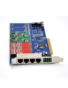 8 Ports Analog Card, Single Side with 4 Dual FXS/FXO (4U)