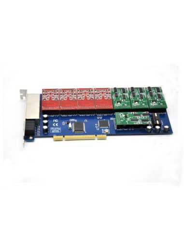 16 Ports Analog Card, Single Side with 8 Dual