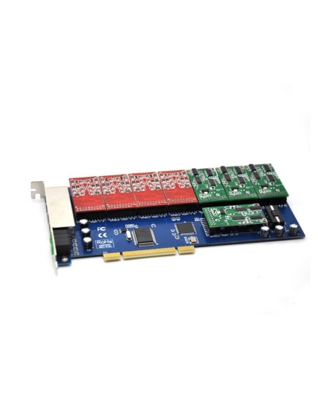 16 Ports Analog Card, Single Side with 8 Dual