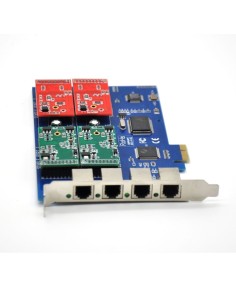 4 Ports Analog Card, Single Side with 4 Single FXS/FXO (4U)