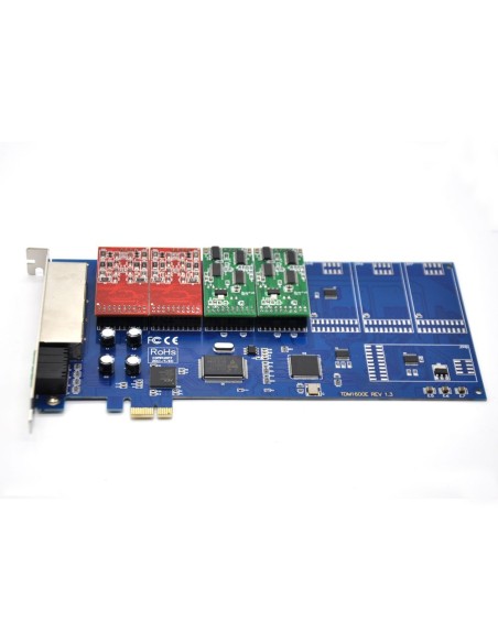 8 Ports Analog Card, Single Side with 4 Dual FXS/FXO (4U)
