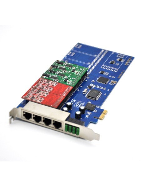 8 Ports Analog Card, Single Side with 4 Dual FXS/FXO (4U)