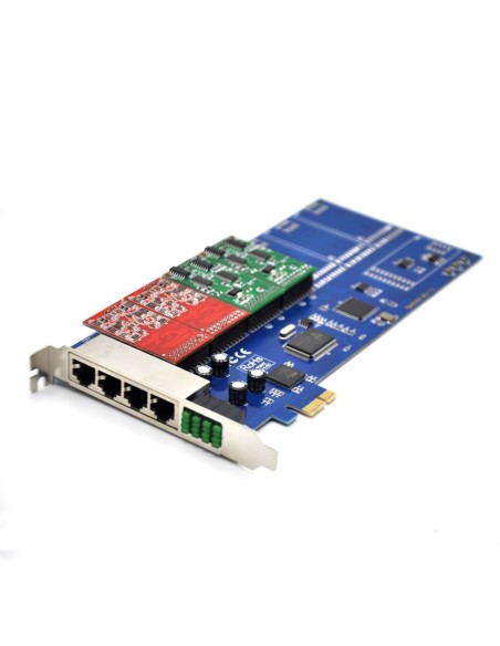 8 Ports Analog Card, Single Side with 4 Dual FXS/FXO (4U)