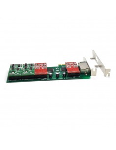 8 ports analog card, single side with 4 dual FXS/FXO, PCI Express  use for 2U, 4U PC case