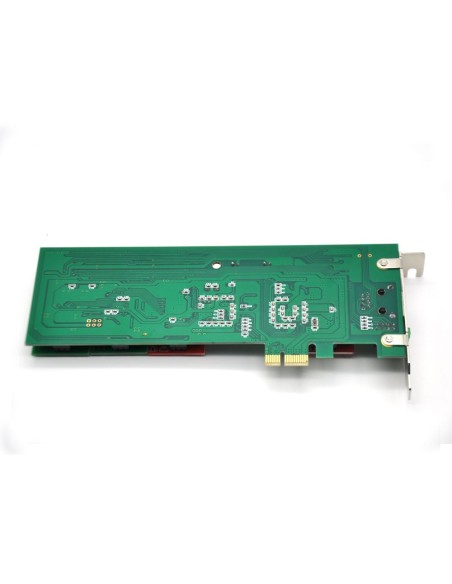 4 ports analog card, single side with 4 single FXS/FXO, PCI Express, use for 2U, 4U PC case