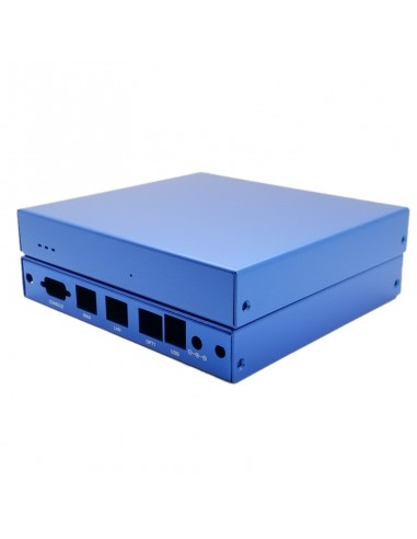 Blue Indoor Enclosure for APU/ALIX - 3 LAN