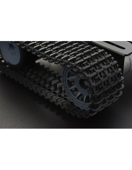 Black Gladiator - Tracked Robot Chassis. Wheels and Belt.
