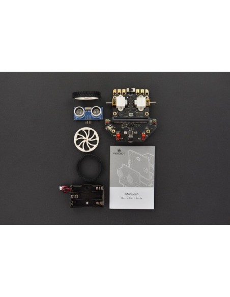 micro: Maqueen Lite (with micro:bit V2) Package Contents.