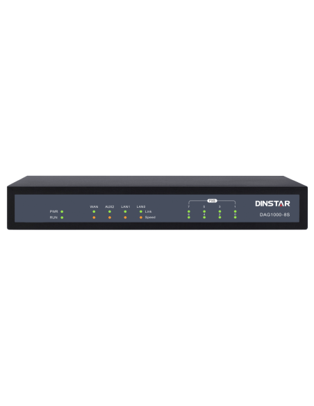 DAG1000-8S 8 FXS Analog VoIP Gateway