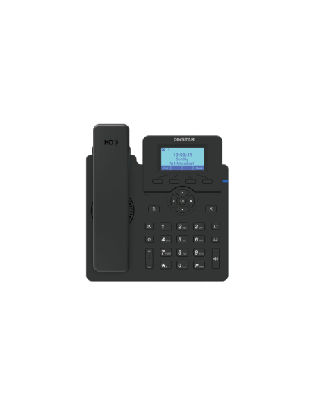 C60U/C60UP Entry Level IP Phone Front view