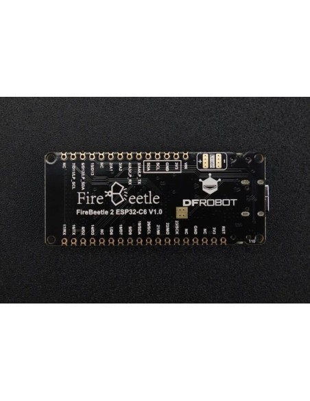FireBeetle 2 ESP32 C6 IoT Development Board (Supports Wi-Fi 6, Bluetooth 5, Solar-Powered) top view