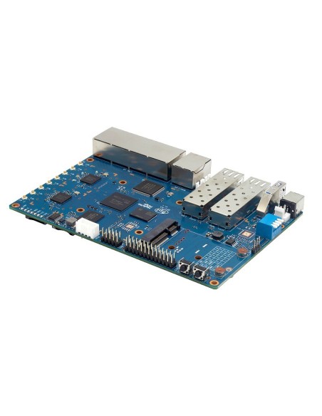 Front view of Banana Pi BPI-R3(2G DDR4+8G eMMC)