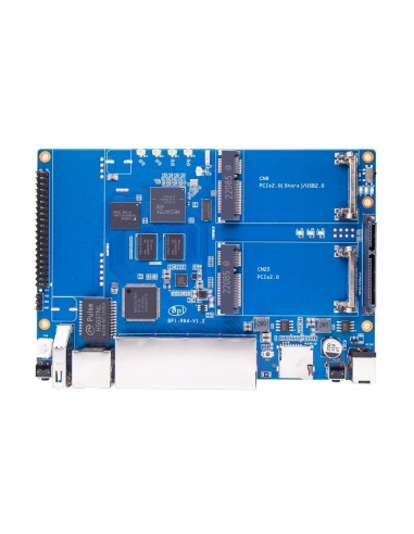 Banana Pi BPI-R64 (1G DDR3+8G eMMC) Top view