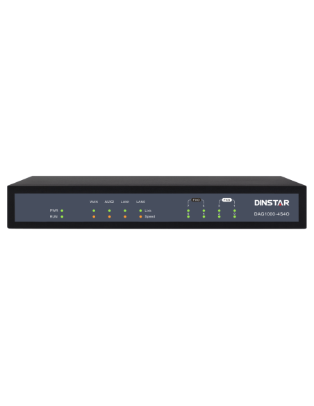 DAG1000-4S4O Hybrid Analog VoIP Gateway - CorpShadow