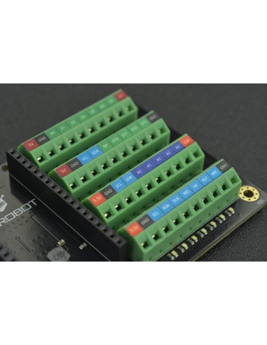 Terminal Block Board for FireBeetle 2 ESP32-E IoT Microcontroller