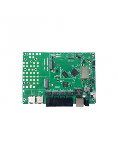 DR5018 - Industrial WiFi6 Router Board. Top View.