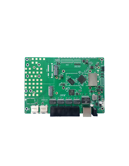 DR5018 - Industrial WiFi6 Router Board. Top View.