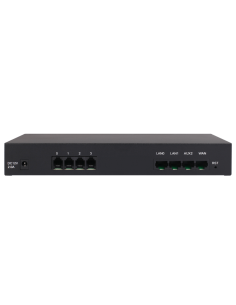 DAG1000-4O--4 FXO Analog VoIP Gateway. Front View. 2