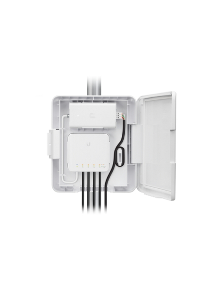  UniFi Outdoor Weatherproof Utility Network Device Enclosure for the UniFi Switch Flex