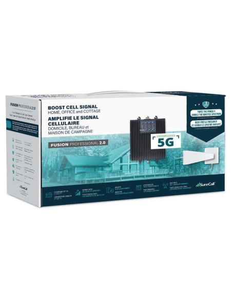 8-Band Cell Phone Signal Booster for Home, Cottage and Office