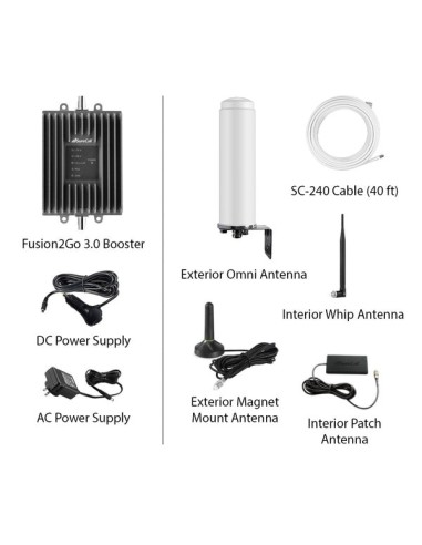 Fusion2Go 3.0 RV 4G LTE/5G Cell Phone Signal Booster Kit