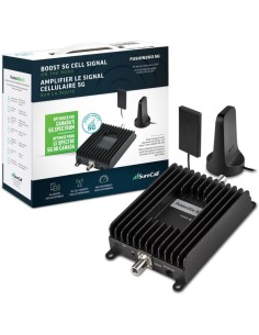 Fusion2Go 5G High-Performance Vehicle Cell Phone Signal Booster - Black