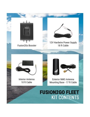Fusion2Go 3.0 NMO Fleet 4G LTE/5G Vehicle Cell Phone Signal Booster