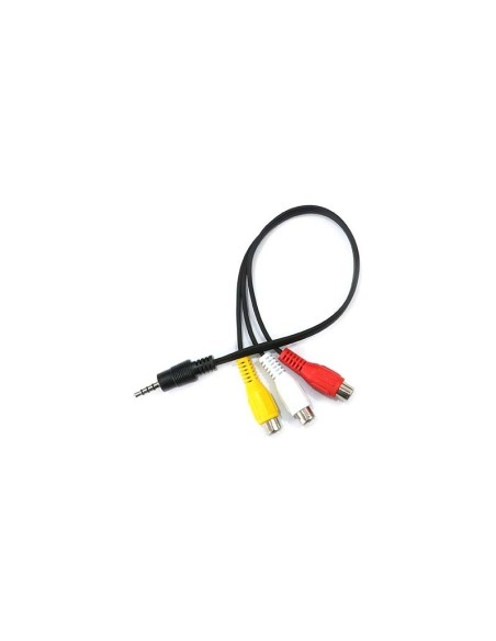 3.5mm Male Plug to 3 RCA Female