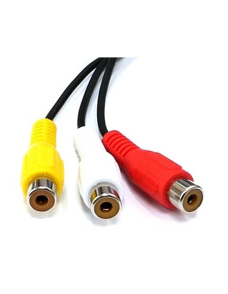 3.5mm Male Plug to 3 RCA Female