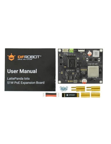 51W PoE Expansion Board for LattePanda IOTA (IEEE 802.3bt)